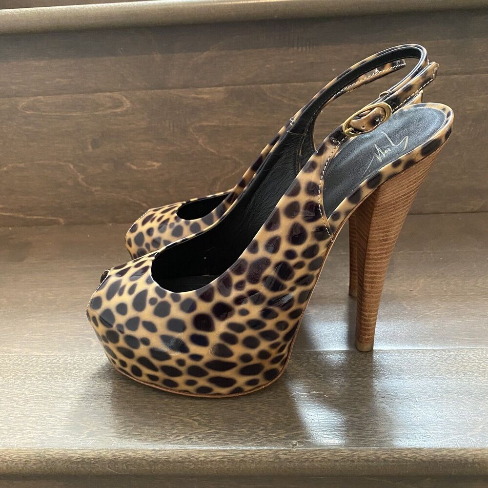 Giuseppe Zanotti Leopard Print Heels